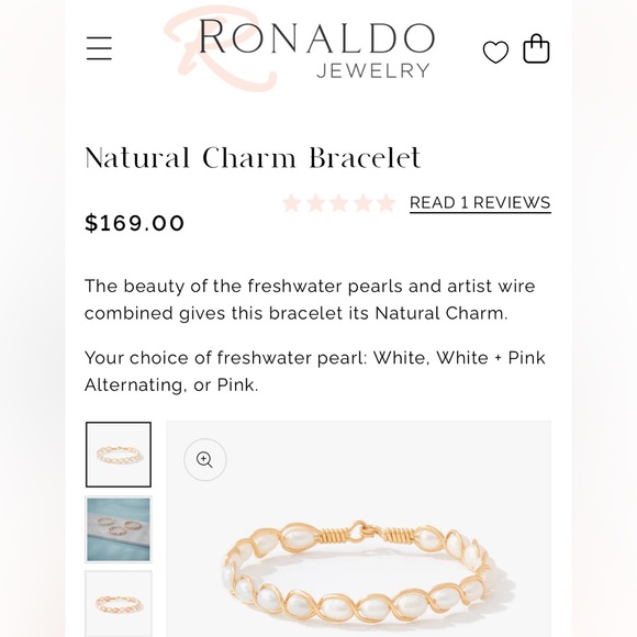 Ronaldo “”natural charm” bracelet. - Picture 4 of 6